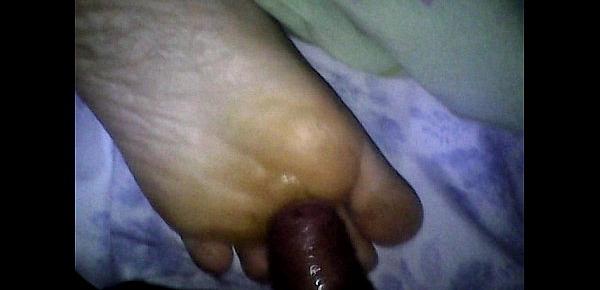  footjob sleeping soles wife amateur 3